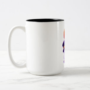 Tasse 2 Couleurs Parade de fantômes d'Halloween avec citrouille