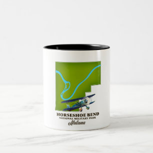 Tasse 2 Couleurs parc militaire national de horseshoe bend