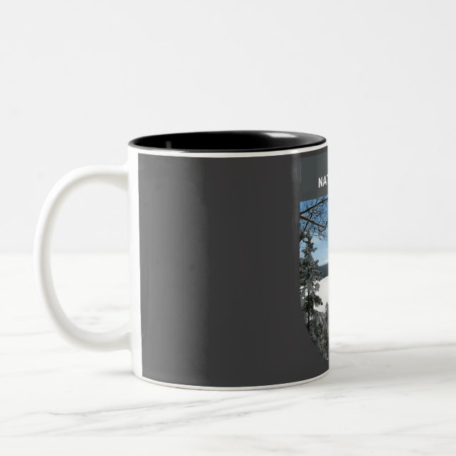 Tasse 2 Couleurs Parc national Acadia - Hiver (Gauche)