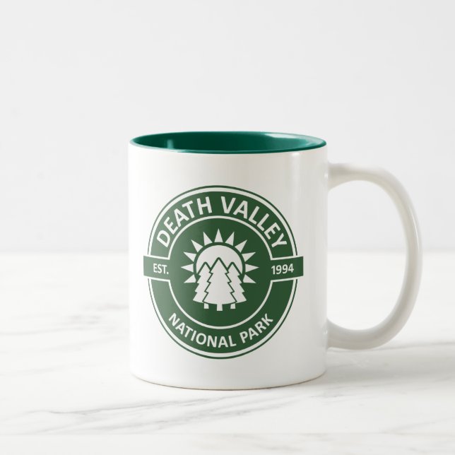 Tasse 2 Couleurs Parc national de Death Valley (Droit)