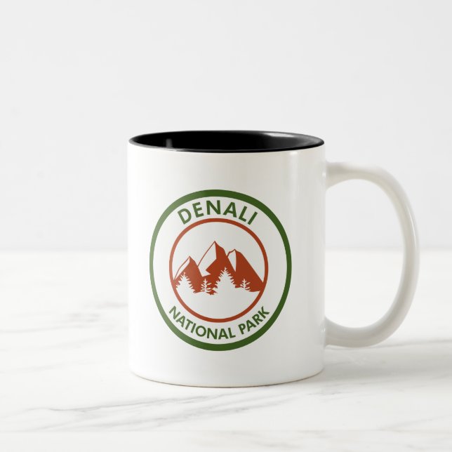 Tasse 2 Couleurs Parc national de Denali (Droit)