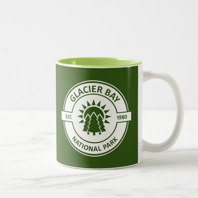 Tasse 2 Couleurs Parc national de Glacier Bay (Droit)