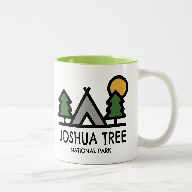 Tasse 2 Couleurs Parc national de Joshua Tree (Droit)