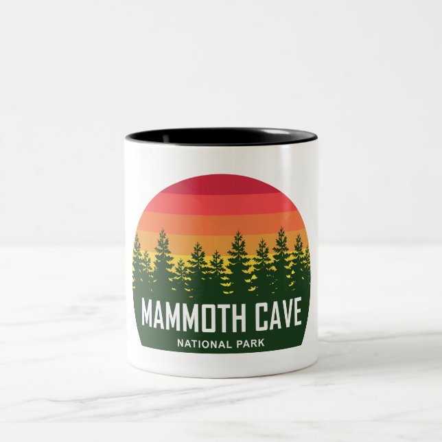 Tasse 2 Couleurs Parc national de Mammoth Cave (Centre)