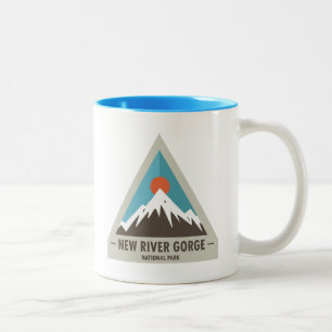 Tasse 2 Couleurs Parc national de New River Gorge