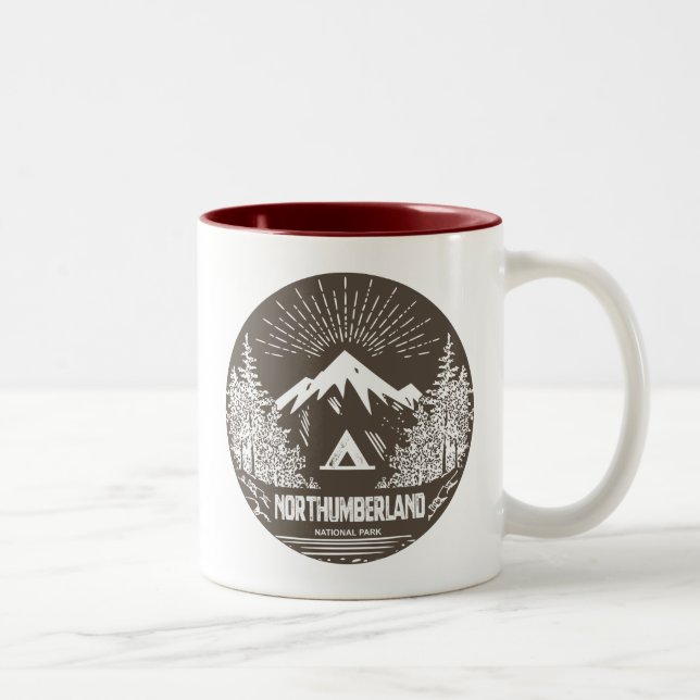Tasse 2 Couleurs Parc national de Northumberland (Droit)