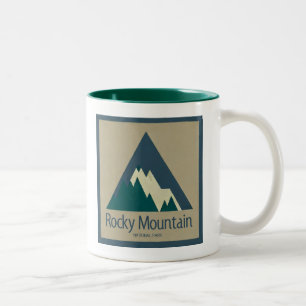 Tasse 2 Couleurs Parc national de Rocky Mountain Rustique