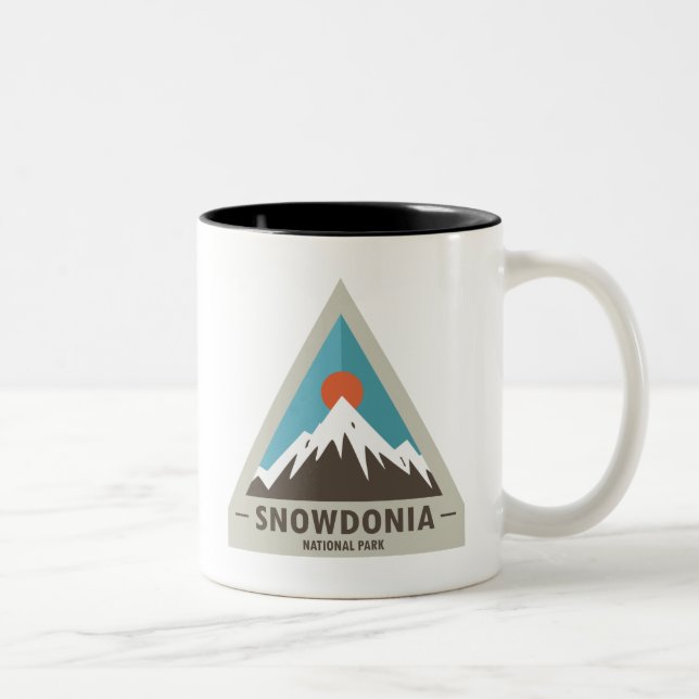 Tasse 2 Couleurs Parc national de Snowdonia (Droit)