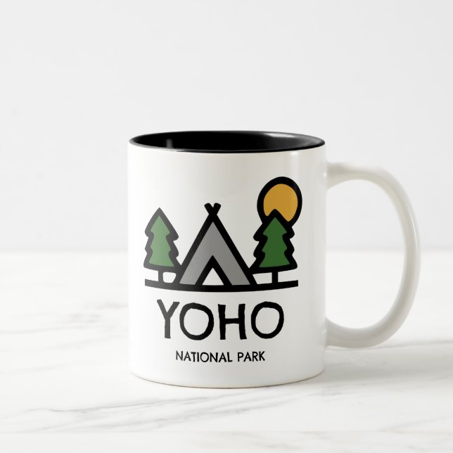 Tasse 2 Couleurs Parc national de Yoho (Droit)