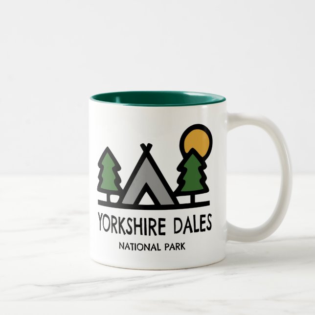 Tasse 2 Couleurs Parc national de Yorkshire Dales (Droit)