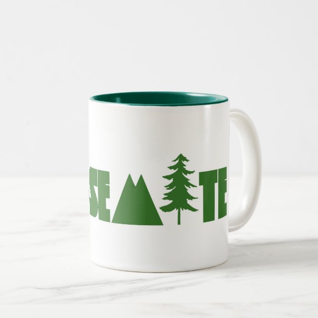 Tasse 2 Couleurs Parc national de Yosemite (Devant droit)