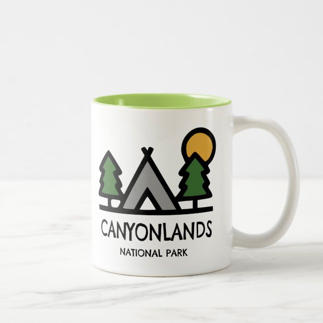 Tasse 2 Couleurs Parc national des Canyonlands (Droit)