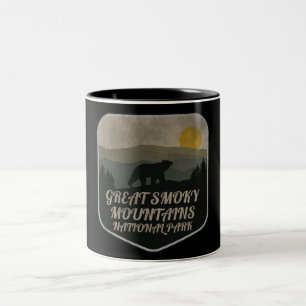 Tasse 2 Couleurs Parc national des Great Smoky Mountains Ours