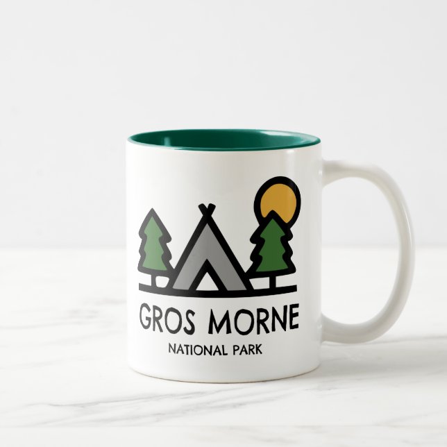 Tasse 2 Couleurs Parc national du Gros Morne (Droit)