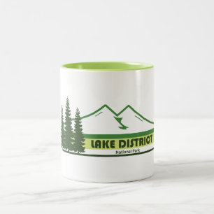 Tasse 2 Couleurs Parc national du Lake District Green Stripes