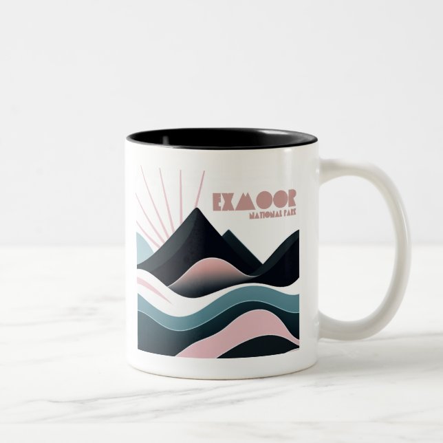 Tasse 2 Couleurs Parc national Exmoor Colour Hills (Droit)