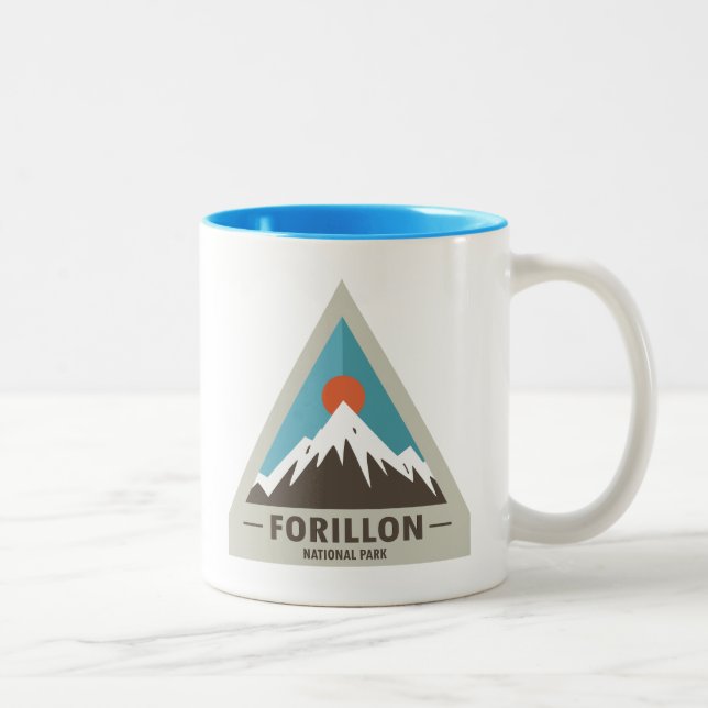 Tasse 2 Couleurs Parc national Forillon (Droit)