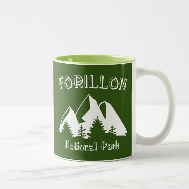 Tasse 2 Couleurs Parc national Forillon (Droit)