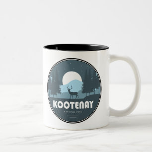 Tasse 2 Couleurs Parc national Kootenay Cerf