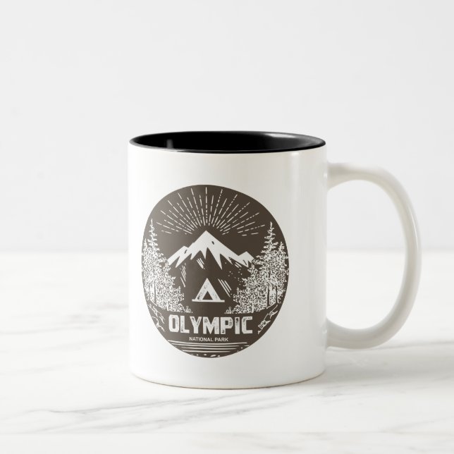 Tasse 2 Couleurs Parc national olympique (Droit)