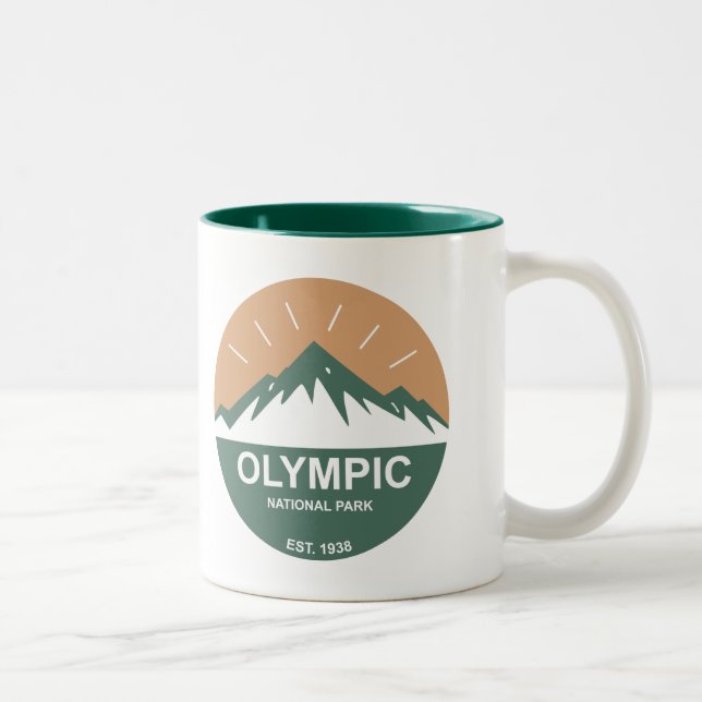Tasse 2 Couleurs Parc national olympique (Droit)