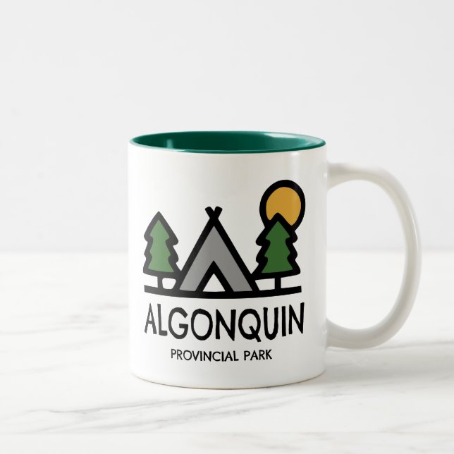 Tasse 2 Couleurs Parc provincial Algonquin (Droit)