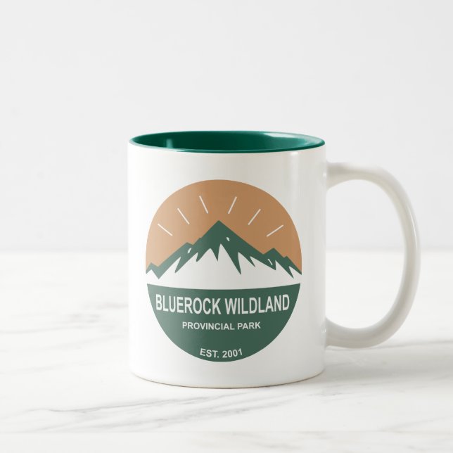 Tasse 2 Couleurs Parc provincial Bluerock Wildland (Droit)