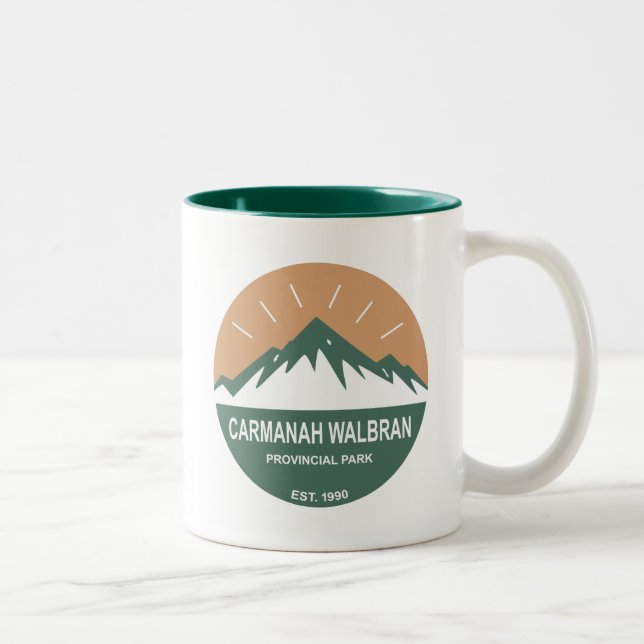 Tasse 2 Couleurs Parc provincial Carmanah Walbran (Droit)