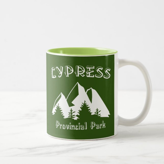 Tasse 2 Couleurs Parc provincial Cypress (Droit)