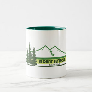 Tasse 2 Couleurs Parc provincial de Mount Seymour Green Stripes