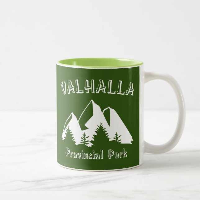 Tasse 2 Couleurs Parc provincial de Valhalla (Droit)