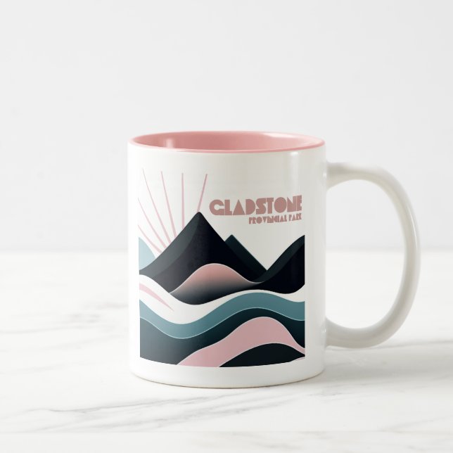Tasse 2 Couleurs Parc provincial Gladstone Colour Hills (Droit)
