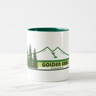 Tasse 2 Couleurs Parc provincial Golden Ears Bandes Vertes