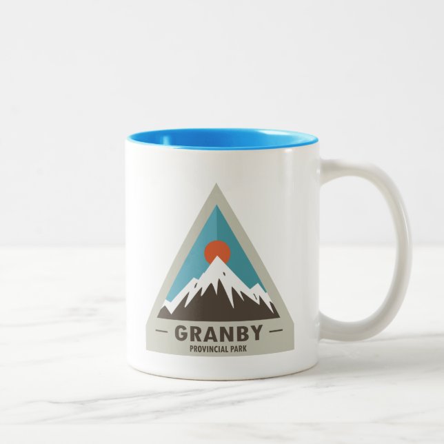 Tasse 2 Couleurs Parc provincial Granby (Droit)