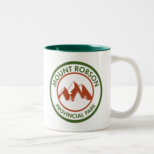 Tasse 2 Couleurs Parc provincial Mount Robson (Droit)