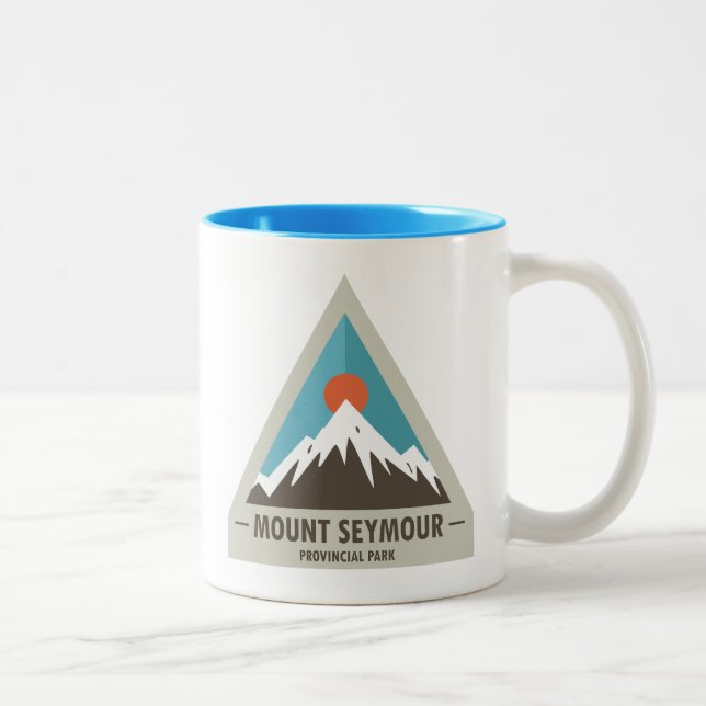 Tasse 2 Couleurs Parc provincial Mount Seymour (Droit)