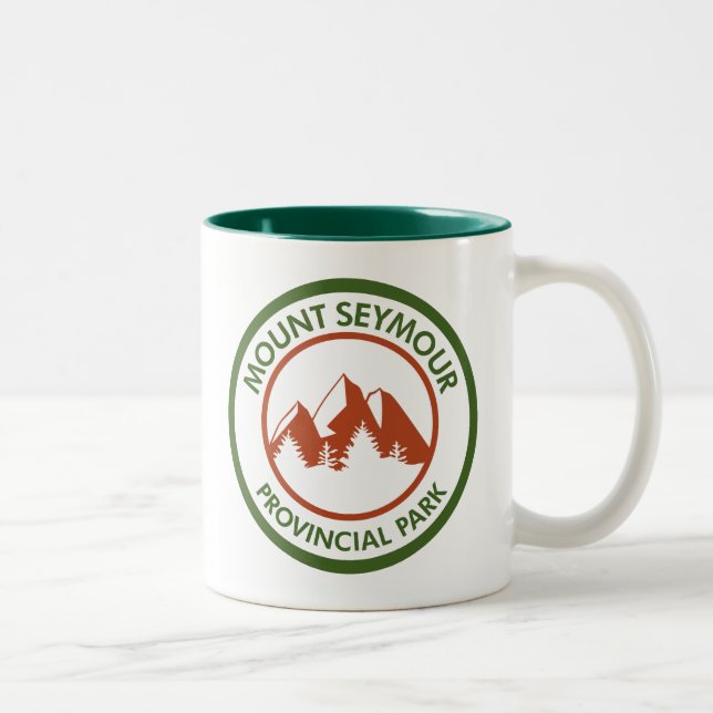 Tasse 2 Couleurs Parc provincial Mount Seymour (Droit)