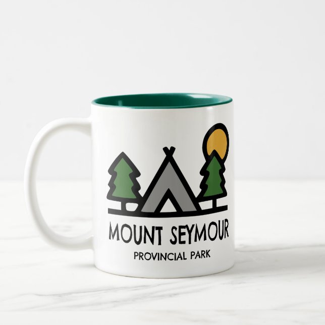 Tasse 2 Couleurs Parc provincial Mount Seymour (Gauche)
