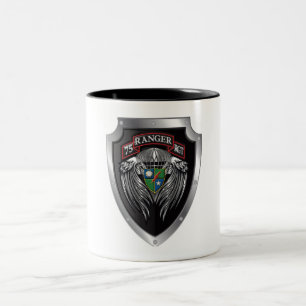 Tasse 2 Couleurs Parchemin Magnifique du 75e Régiment de Rangers