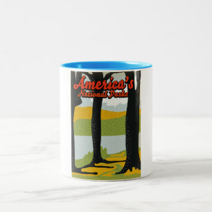 Tasse 2 Couleurs Parcs nationaux d'Amérique