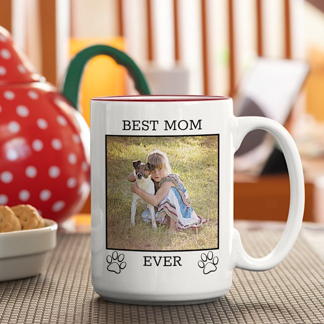 Tasse 2 Couleurs Parents d'animaux de compagnie mignons personnalis (Créateur téléchargé)