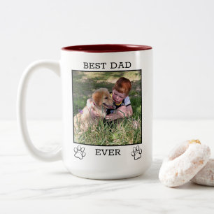 Tasse 2 Couleurs Parents d'animaux mignons maman ou papa