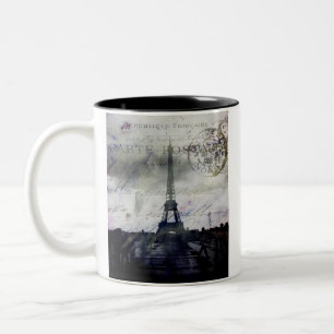 Tasse 2 Couleurs Paris texturisé en lavande