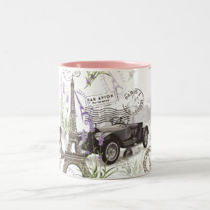 Tasse 2 Couleurs Paris vintage