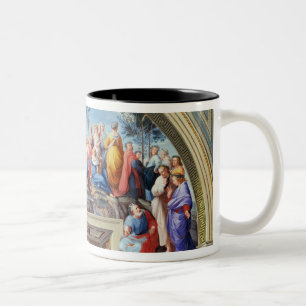 Tasse 2 Couleurs Parnassus et le Disputa, du della S de strophe