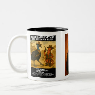 Tasse 2 Couleurs Parodie d'affiche de film western