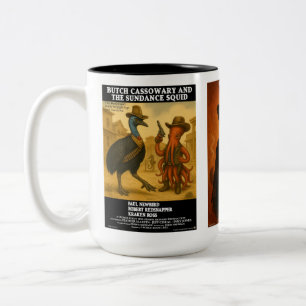 Tasse 2 Couleurs Parodie d'affiche de film western