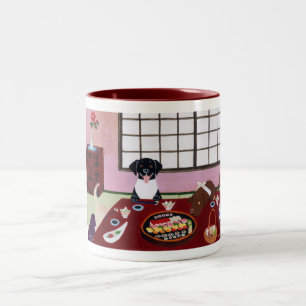 Tasse 2 Couleurs Partie Labradors de sushi