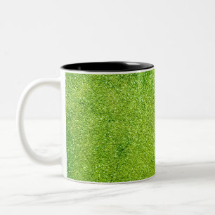 Tasse 2 Couleurs Parties scintillant verte