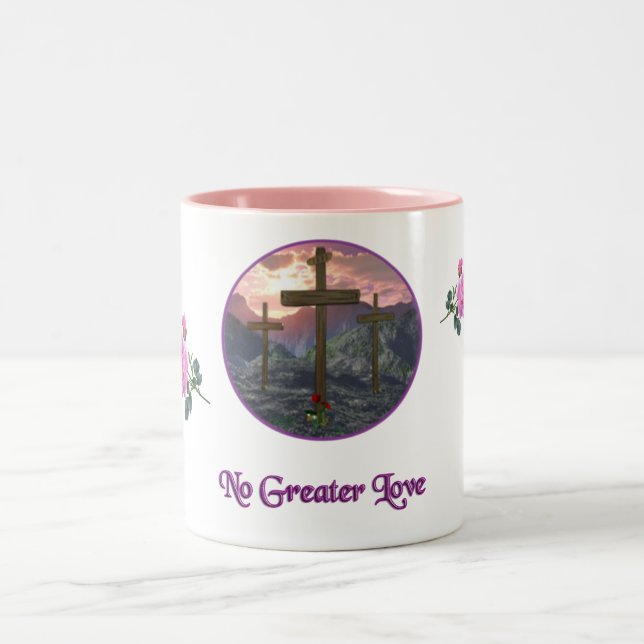 Tasse 2 Couleurs Pas d'amour plus grand (Centre)